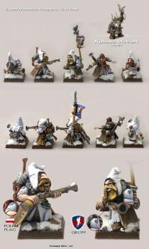 Dwarf Mountain Rangers - G.R.O.M - better photo :) not new... by Kubasa