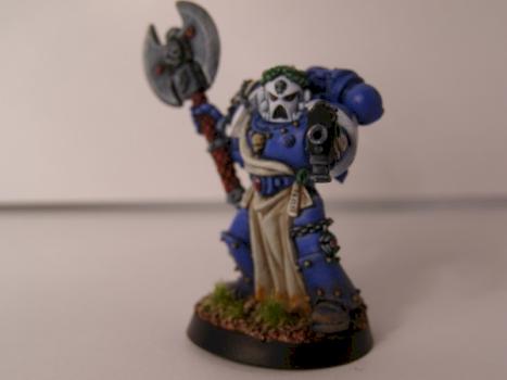 Space Marine Veteran - Ultramarine by brassangel