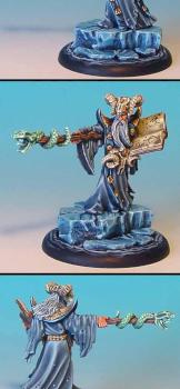 Frost Mage on sculpted base by Wappellious