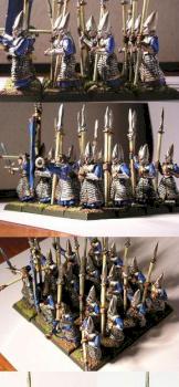 Hig elf spearmen regiment by matthew5276