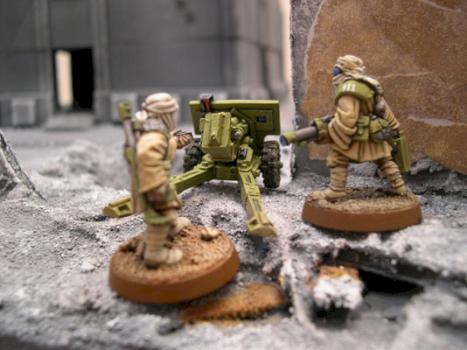 Imperial Guard Lascannon Team by RaynOtisick