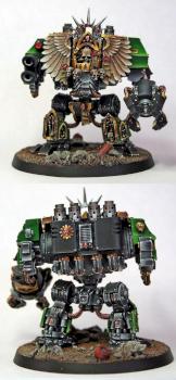 Salamanders Chaplain Dreadnought by mattsterbenz