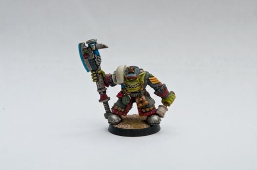 Ork Blood axe nob by languin