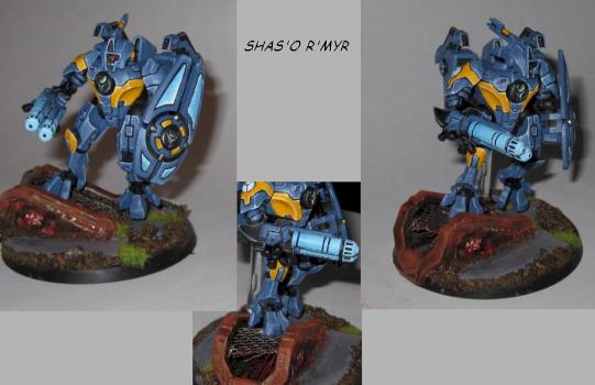 Tau SHAS'O R'MYR'S BATTLESUIT by Karrandras