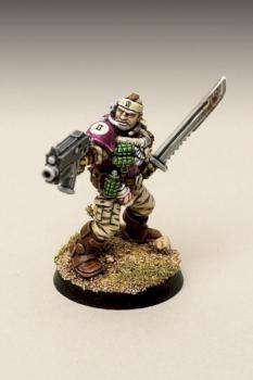 Red Hunters Space Marine Scout by multibarrelled