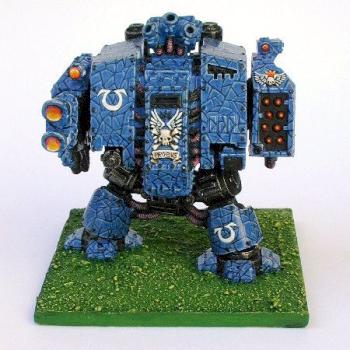 Brother-dreadnought Probus in surface-hardened ceramite by FW ElDep