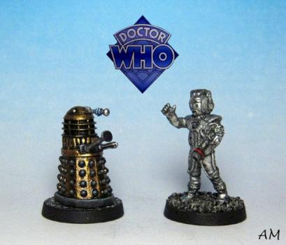 Doctor Who - Dalek and Cyberman by No Such Agency