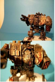 grey knights dreadnought by Fuzzbuket