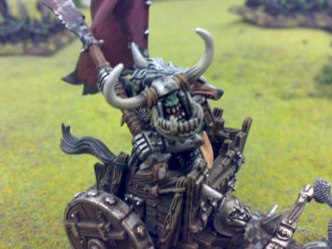 Converted Orc Warboss on Chariot by kram130