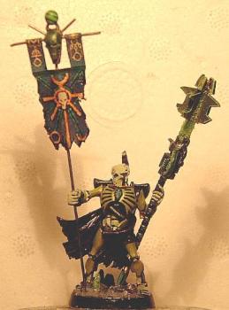 Necron Banner Lord by Spittle72