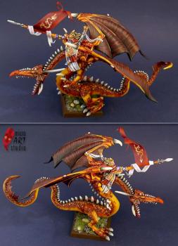 High Elves dragon by MicroArt Studio