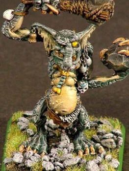 Front View of Stone Troll by Pigmented