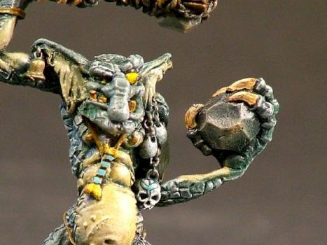 Close up of Stone Troll by Pigmented