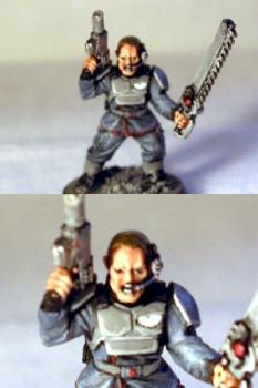 Imperial Guard Cadian Shock Troop Sergeant by Calavera