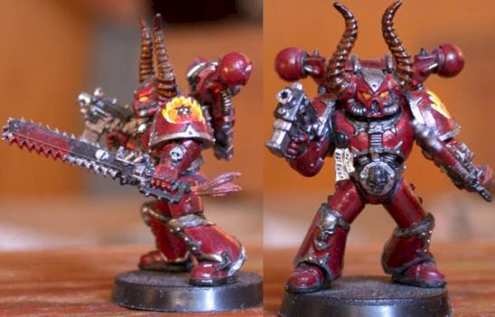 Word Bearer Chaos Space Marine by Broken Fang