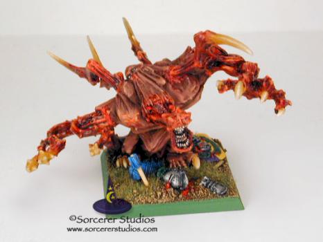 Chaos Spawn : Bloodbeast of Khorne by Kelly Kim