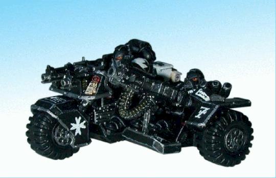 Black Templar Attack Bike by hhell