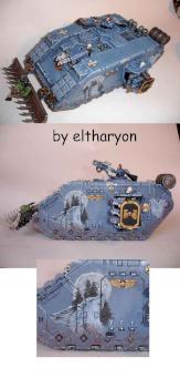 land raider space wolf by Eltharyon