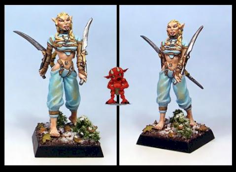 Aisha Kira-Moura, a Warcrow Miniature by Zordana