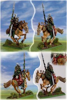 Wood Elves Mounted Lord by blueangelfire