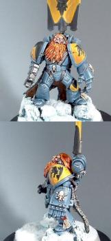 Space Wolves:  Wolfguard by darkartminiatures