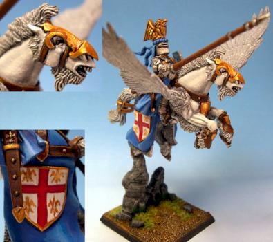 Brettonian Pegasus Knight by DeerHeart