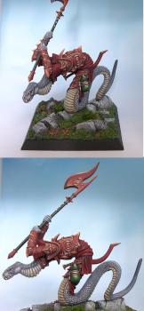 Ophidian warrior/Guerrier ophidien (better pictures) by Corpuscle