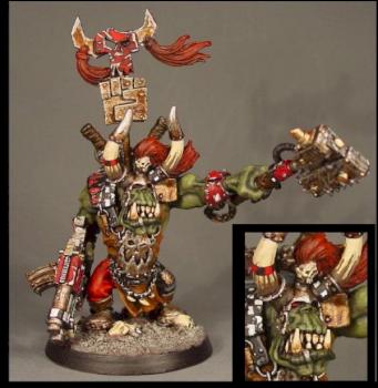 40K Ork Warboss by Blue Moon Miniatures by bluemoonminiatures