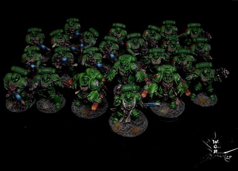 Primaris Dark Angels Army Commission Warhammer 40K by CroWarGamePainting