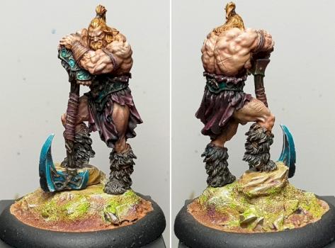 Barbarian Dude by Klukva Miniatures by gohkm