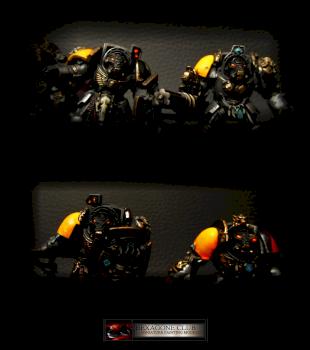 Warhammer 40.000 Wolf Guard Terminators. by Hexagone Club