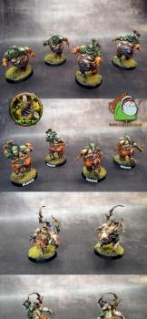 Blood Bowl Nurgle Rotters by Home Of CadaveR