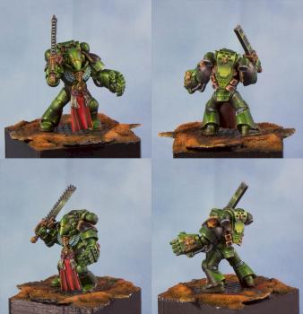 Salamander Space Marine by bortesnor