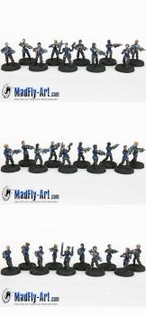 Arcadian Guard Female Squad by MadFlyArtStudio