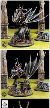 Vampire Lords on Zombie Dragons by Painted By-g