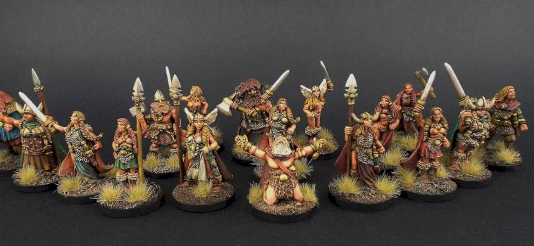 28mm Wargames Foundry - Warrior Maidens of Odin ~ The Daughters of Freya Followers of Thor and Loki by avalonindustries2040