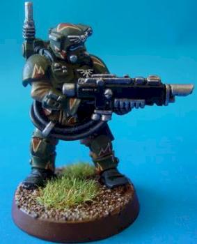 Kasrkin Stormtrooper Imperial Guardsmen by dmwargamerau