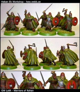 LotR Warriors of Rohan with melee weapons by bakalla