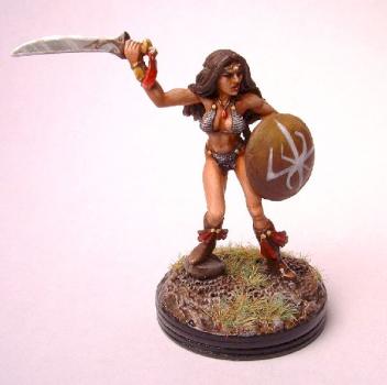 Mize Female Barbarian by blurr