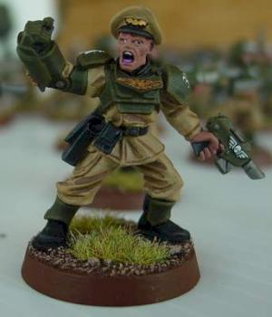 Imperial Guard Officer by dmwargamerau