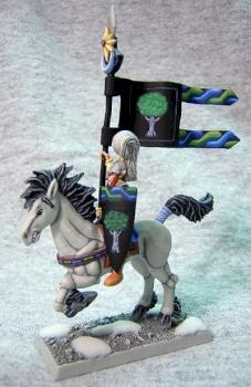 Wood Elf Glade Rider Standard Bearer by r2j1