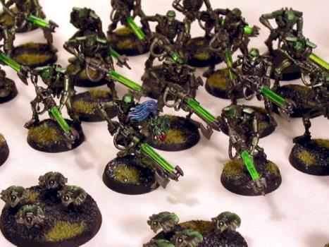 Necron Warriors by cRheretic