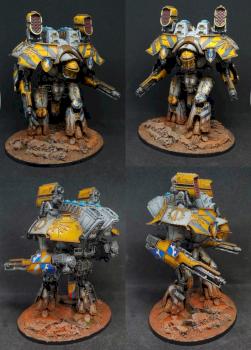 Vigilium Iratus Warlord Titan of Legio Gryphonicus by tetlis