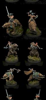 Barbarian Army - Bear Cavalery - Part 2/2 by HonourGuard