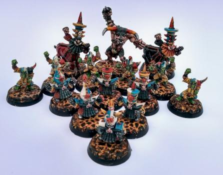 Chaos Dwarf Blood Bowl team by tomy