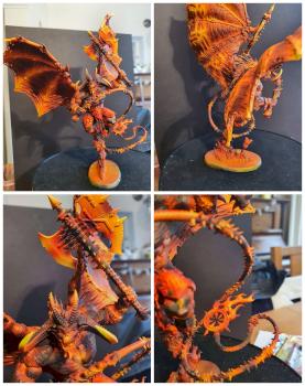 Khorne bloodthirster by Gilly