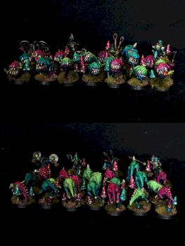 Squig Herd by warhamsterpainting