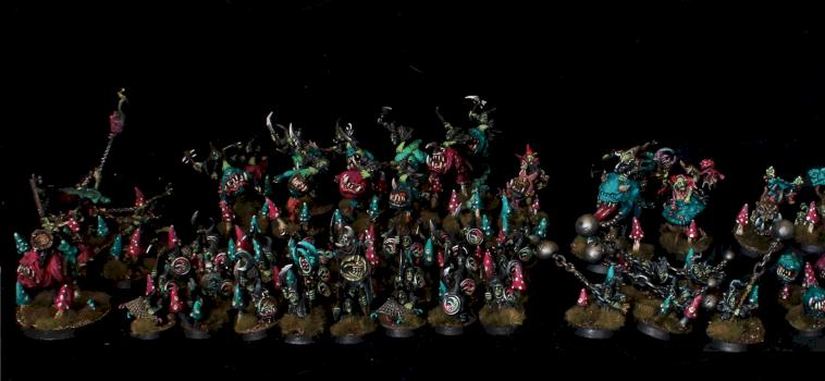 Gloopspite Gitz - Night Goblins Army by warhamsterpainting