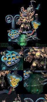 The Glottkin - Diorama - Papa Nurgle's Garden by Daimoch