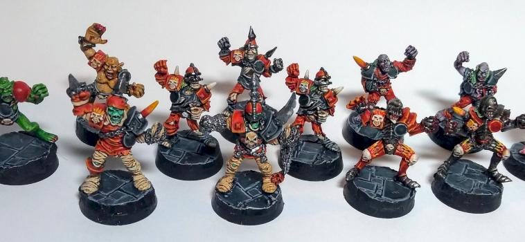 Champions of Death Blood Bowl team by tomy